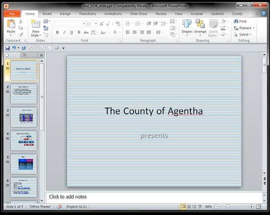 Presentation with a pattern fill background Presentation with a pattern fill background