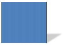 Rectangle shape with shadow effect applied