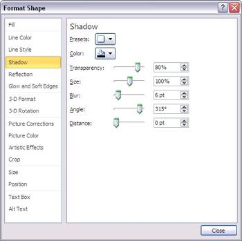 Learn PowerPoint 2010: Apply Shadow Effects to Shapes