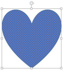 Shape with pattern fill