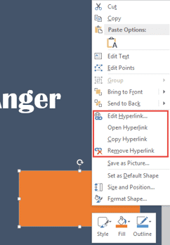 Editing Hyperlinks in PowerPoint 2013 for Windows