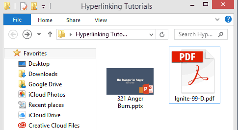 Place all files in the same folder