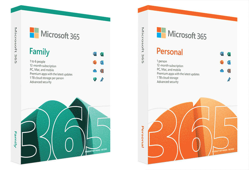 Microsoft 365 Family and Personal