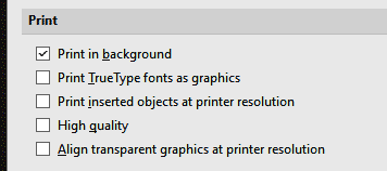 Print options in PowerPoint 365