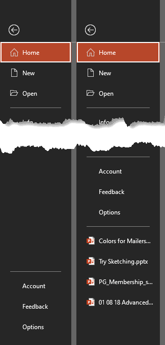 Access these recent presentations in the File menu - Indezine Access these recent presentations in the File menu