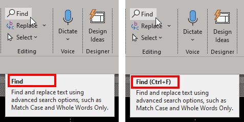 Show shortcut keys in ScreenTips - Indezine Show shortcut keys in ScreenTips