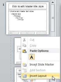 Learn PowerPoint 2010 for Windows: Add New Slide Layouts