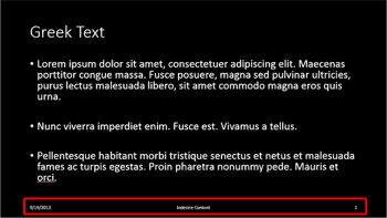 Learn PowerPoint 2013 for Windows: Add Headers and Footers to Slides