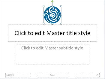 Learn PowerPoint 2010 for Windows: Add Your Logo or Graphic to the Slide Master