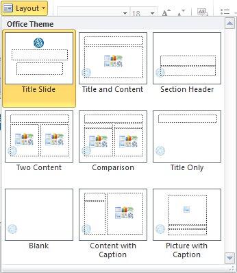 Slide Layouts with the logo added