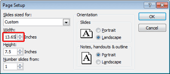 Change Aspect Ratio from Widescreen to Standard in PowerPoint 2010 for Windows