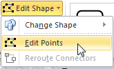 Edit Points option selected