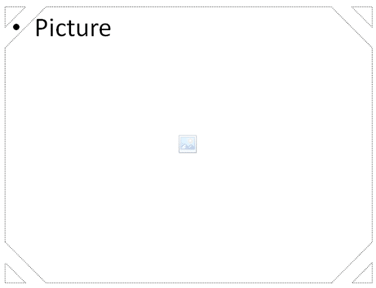 Picture placeholder created using combine shape options