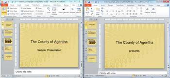 Learn PowerPoint 2010: Compare Presentations in PowerPoint