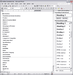 PowerPoint Basics: Creating Outlines in Microsoft Word 2003