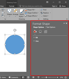 Format Task Panes in PowerPoint 2016 for Windows