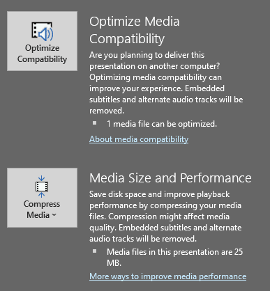 Media Options