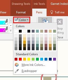 Edit Annotations with Ink Tools in PowerPoint 2016 for Windows