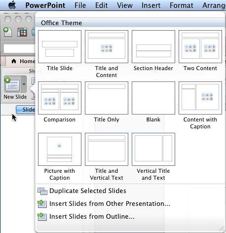 Layout gallery