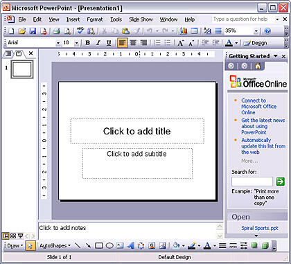 The PowerPoint Interface