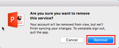 Remove the Service