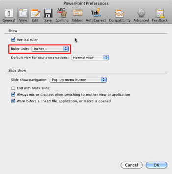 Learn PowerPoint 2011: Change The Unit of Measurement in PowerPoint