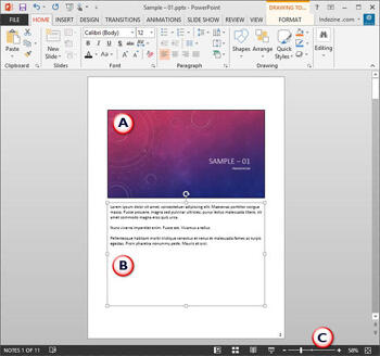 Learn PowerPoint 2013 for Windows: Notes Page View