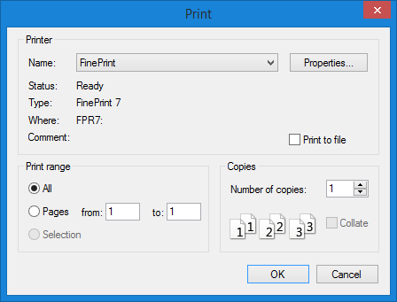 Print Tab of Backstage View in PowerPoint for the Web