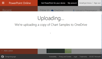 Upload Presentations in PowerPoint for the Web