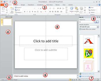 Learn PowerPoint 2010: Interface
