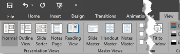 Views in PowerPoint 2016 for Windows