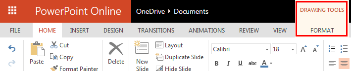Contextual tab