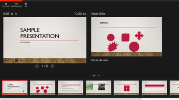Presenter View in PowerPoint 2016 for Mac