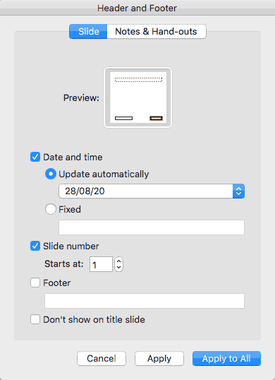 where is print preview in powerpoint for a mac