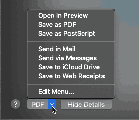 PDF Options
