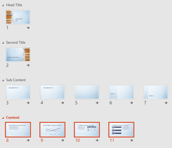 Reordering Sections in PowerPoint 2016 for Windows