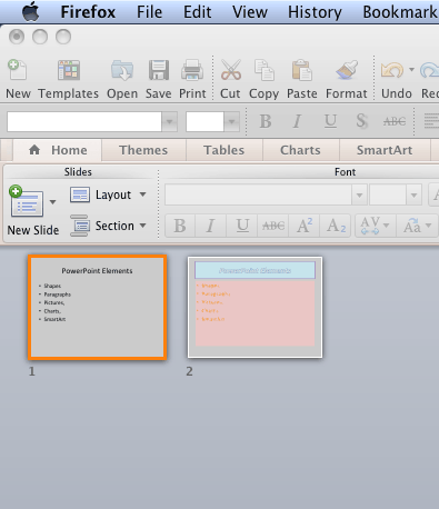 A reset Slide layout within the Slide Sorter view