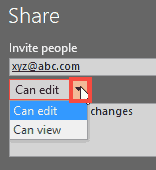 Share permissions Share permissions