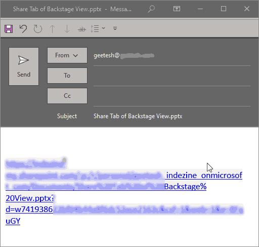 Launch email application with a link pasted Launch email application with a link pasted
