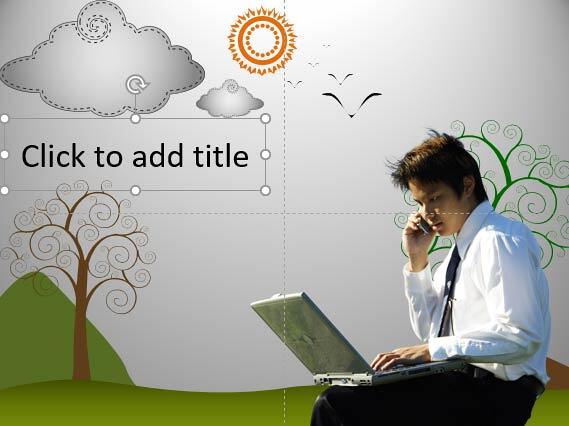 Add text in an existing text placeholder