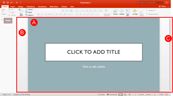 Slide Area in PowerPoint 2016 for Mac