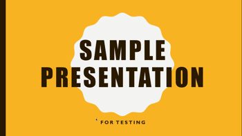 Slide Show View in PowerPoint 2016 for Mac