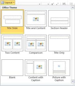 Learn PowerPoint 2010 for Windows: Slide Layouts within Slide Master View