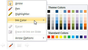 Right-click menu