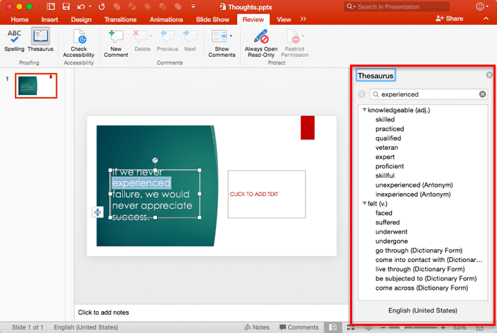 Task Pane In Powerpoint 2016 For Mac