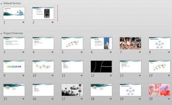 Learn PowerPoint 2013 for Windows: Viewing Sections