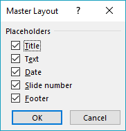 Master Layout