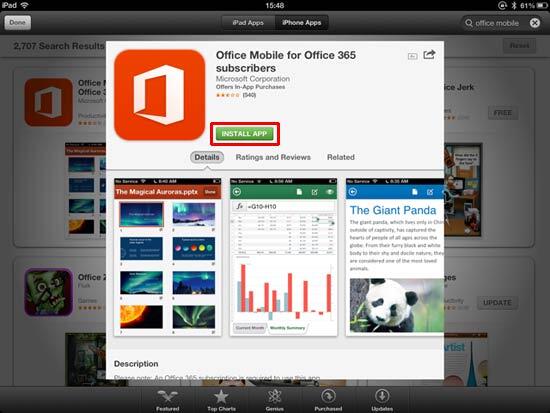 Install Office Mobile - Indezine Install Office Mobile