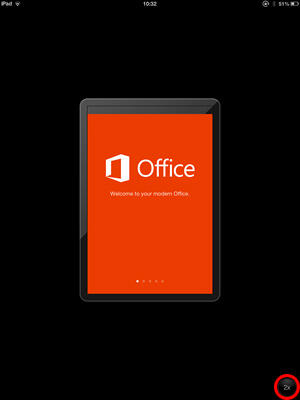 Office Mobile on iPad (portrait mode) - Indezine Office Mobile on iPad (portrait mode)