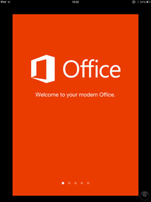 Office Mobile on iPad - Indezine Office Mobile on iPad